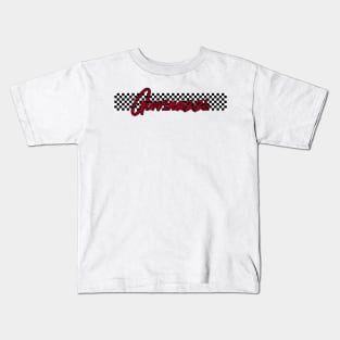 Race Flag Design - Antonio Giovinazzi Kids T-Shirt